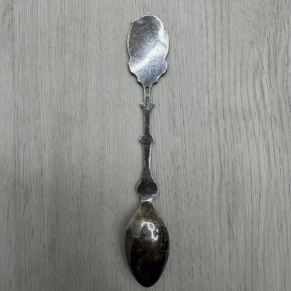Christmas 1986 Commemorative Spoon Nativity Scene Finial Vintage - Picture 3 of 3